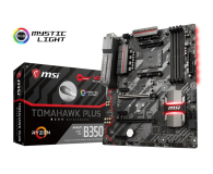 MSI B350 TOMAHAWK PLUS AM4 4DDR4 - 389713 - zdjęcie 1